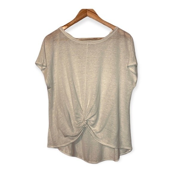 Lou and Grey for Loft Knot Front T-Shirt - Size Medium - Picture 2 of 6